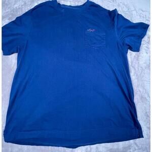 Greg Norman Men's Blue Pocket Tee